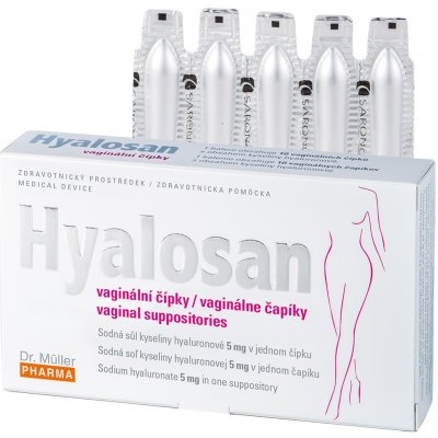 Hyalosan Dr.Müller vaginální čípky 10 ks – Hledejceny.cz