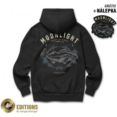 4Anglersdesign mikina Moonlight Ghost Of River – Zboží Dáma