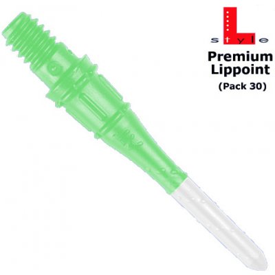 L-Style hroty Premium LipPoint Two Tone Green & White Soft 30 Ks – Zboží Dáma