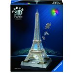Ravensburger 3D Puzzle Iconics Eiffelova věž LED 243 ks – Zboží Dáma