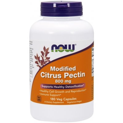 NOW Foods NOW Modified Citrus Pectin citrusový pektin 800 mg 180 rostlinných kapslí