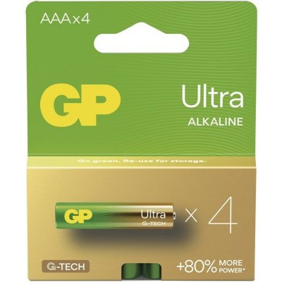 Alkalická baterie GP Ultra AAA (LR03) – Hledejceny.cz