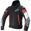 Bunda na motorku Alpinestars ZACA AIR WP černo-bílo-červená