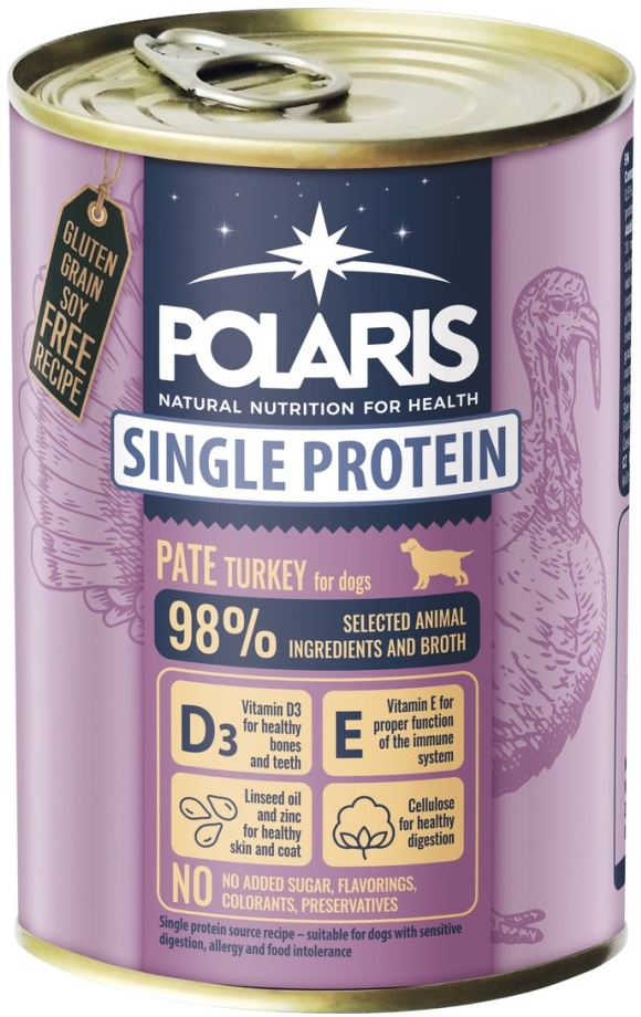 Polaris Single Protein Paté krůtí 400 g