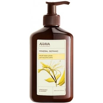 Ahava Mineral Botanic Honeysuckle & Lavender sametové tělové mléko 400 ml