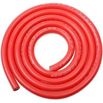Revtec Kabel se silikonovou izolací Powerflex 8AWG červený 1 m – Zboží Dáma