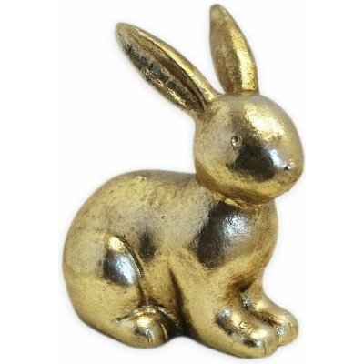Zajíc keramika 10cm zlatá – Hledejceny.cz
