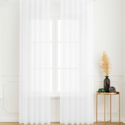 Nežehlivý bílý voál s olůvkem 370 bez obšití – Zbozi.Blesk.cz