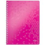 Leitz blok WOW A4 čtverečkovaný,růžový – Zboží Živě