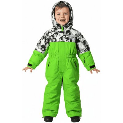 Echt dětská zimní kombinéza tučňáci Zelinkavá – Zboží Dáma