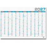 Nástěnný roční B1 964 x 670 mm modrý 2027 – Zboží Mobilmania