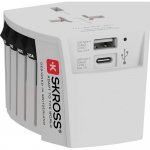 Skross 1302962 cestovní adaptér MUV USB (AC) – Zbozi.Blesk.cz