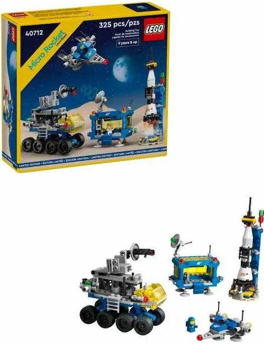 LEGO 40712 Miniaturní startovací rampa pro raketu