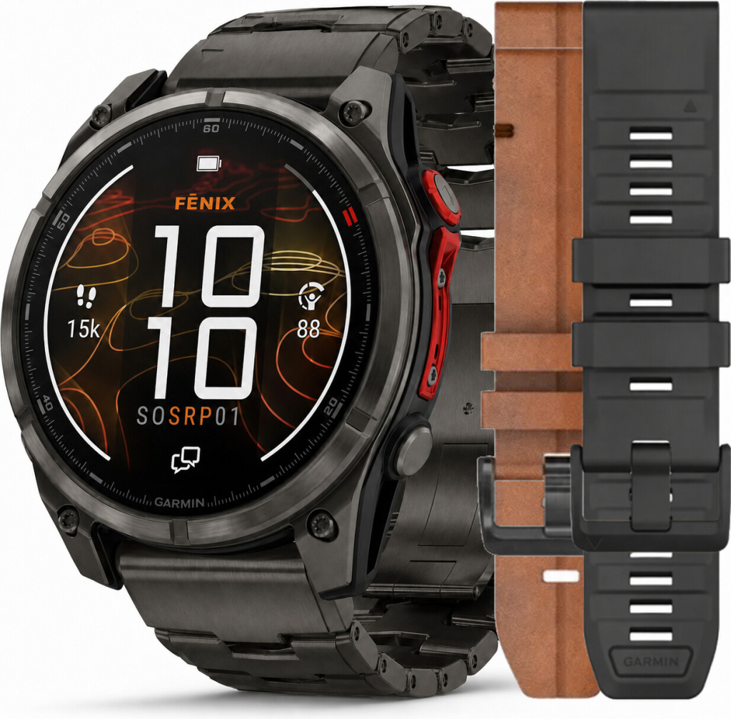 Garmin Fenix 8 PRO 51 mm, MicroLED, Sapphire, Black/Grey 010-03380-01