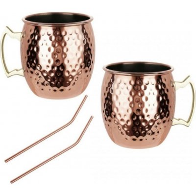 KingHoff OCELOVÝCH HRNKŮ NA NÁPOJE Moscow Mule KH-2000 500 ml – Zboží Mobilmania