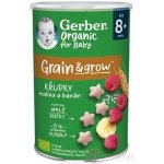 GERBER Organic křupky s malinami a banánem 35 g – Sleviste.cz