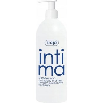Ziaja Intimate Creamy Wash With Hyaluronic Acid hydratační krémová hygiena pro zklidnění a ochranu 500 ml