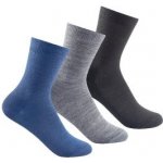 DEVOLD DAILY LIGHT KID SOCK 3PK ponožky dětské KID Mix – Zboží Dáma