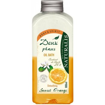 Naturalis dvousložková pěna do koupele detoxikační Sweet orange 800 ml