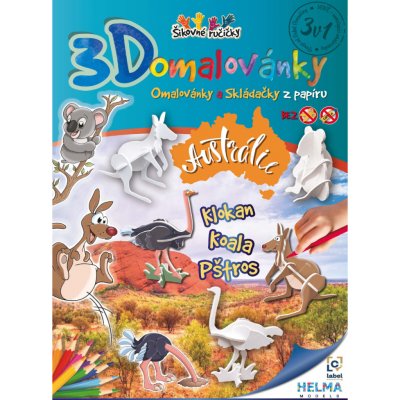 3D omalovánky Austrálie – Zboží Dáma