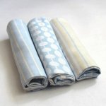 Etex Utěrky z egyptské bavlny U02-E modré s proužky a kuchyňskými potřebami 50 x 70 cm 3 ks – Zbozi.Blesk.cz