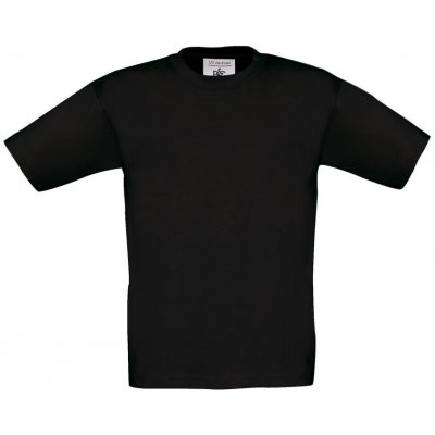 B&C Dětské tričko Exact kids T Shirt černá