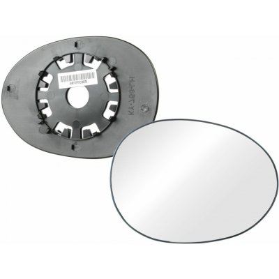 Sklo pravého zpětného zrcátka PEUGEOT 107 | 5/2012-12/2014 | nevyhřívané | 5903107158405 | Zboží Auto