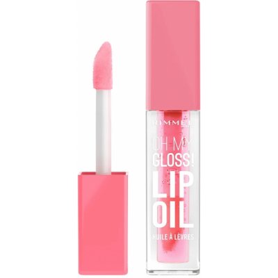 Rimmel London Oh My Gloss olej na rty 001 Pink Flush 4,5 ml – Zbozi.Blesk.cz