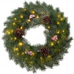 MagicHome Vánoce přírodní zasněžený 48x LED IP20 2xAA 40 cm – Zboží Dáma