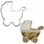 Vykrajovátko dětský kočárek 6 cm (nerez) – BrandNewCake – Sleviste.cz