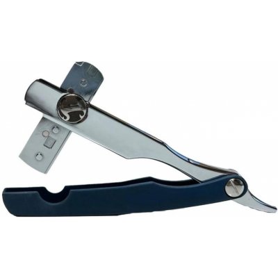 Irving Barber IBCHRBLUE Chrome Blue shavetta – Zbozi.Blesk.cz