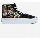 Vans dámské vzorované kotníkové kožené tenisky na platformě černé