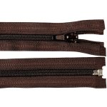 Pro Háčkování Spirálový zip No 5 dělitelný 80 cm čokoládově hnědý – Hledejceny.cz