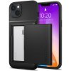 Pouzdro a kryt na mobilní telefon Apple Pouzdro SPIGEN Slim Armor CS Apple iPhone 14 Plus - prostor pro 2 karty - plastové / gumové - černé