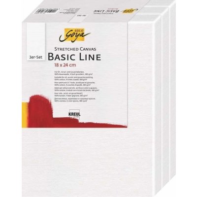 Kreul Solo Goya Malířské plátno 10 x 10 cm 3 ks v balení – Zboží Dáma