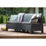 Keter Corfu Love Seat Max grafit – Zboží Mobilmania