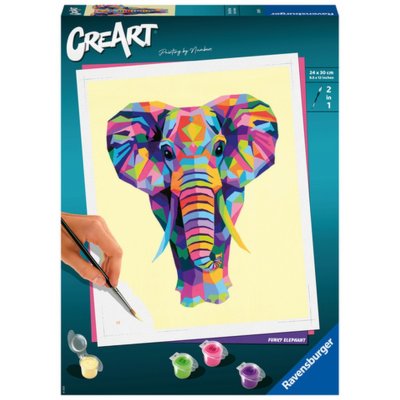Ravensburger CreArt Vtipný slon – Sleviste.cz