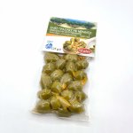 Laios zelené olivy plněné česnekem 125 g – Zboží Dáma