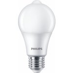 Philips LED Sensor 60W A60 E27 teplá bílá – Sleviste.cz