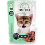 Fine Cat grain free Kitten kuřecí v omáčce 100 g – Sleviste.cz