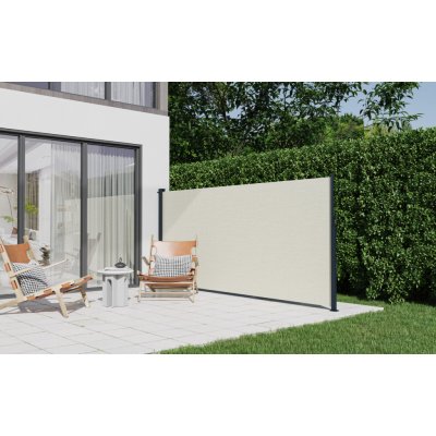 BestBerg BBSU-S400CG Zatahovací markýza/boční zástěna 180 x 400 cm béžová – Zbozi.Blesk.cz