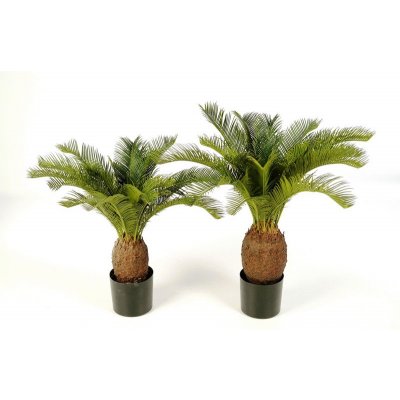 Luxusní umělá palma CYCAS ROSTLINA X 19 S KVĚTINÁČEM, 65 cm – Sleviste.cz