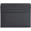 Pouzdro na doklady a karty Calvin Klein Jeans Sculpted Cardcase 6Cc Mono Pouzdro na kreditní karty K60K611987 Black