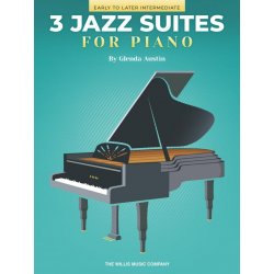 3 Jazz Suites for Piano by Glenda Austin originální jazzové skladby pro sólo klavír