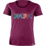 Lasting dámské merino triko s tiskem LINSY růžové – Hledejceny.cz