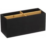 5five Simply Smart Kosmetický organizér Natureo 4, černá/s dřevěnými prvky – Hledejceny.cz