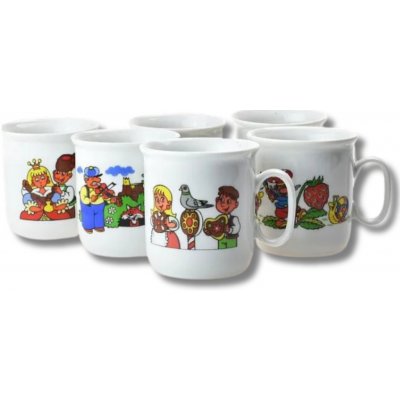 Český porcelán hrnek POHÁDKA 1ks porcelán mix dekorů 220 ml – Hledejceny.cz