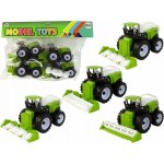 Lean Toys Sada zemědělských vozidel Zelené traktory 4 kusy – Zboží Dáma