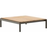 Kave Home Dřevěný zahradní stolek Sorells 91 x 89 cm se zelenou podnoží – Hledejceny.cz