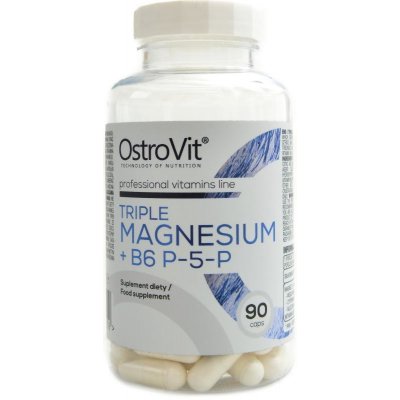 Ostrovit Triple magnesium + B6 P-5-P 90 kapslí – Hledejceny.cz